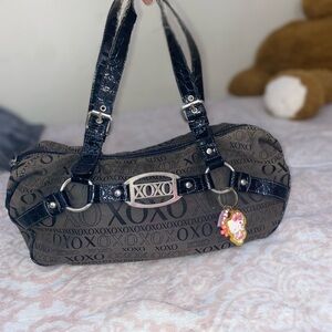 XOXO Black and Tan Shoulder Bag